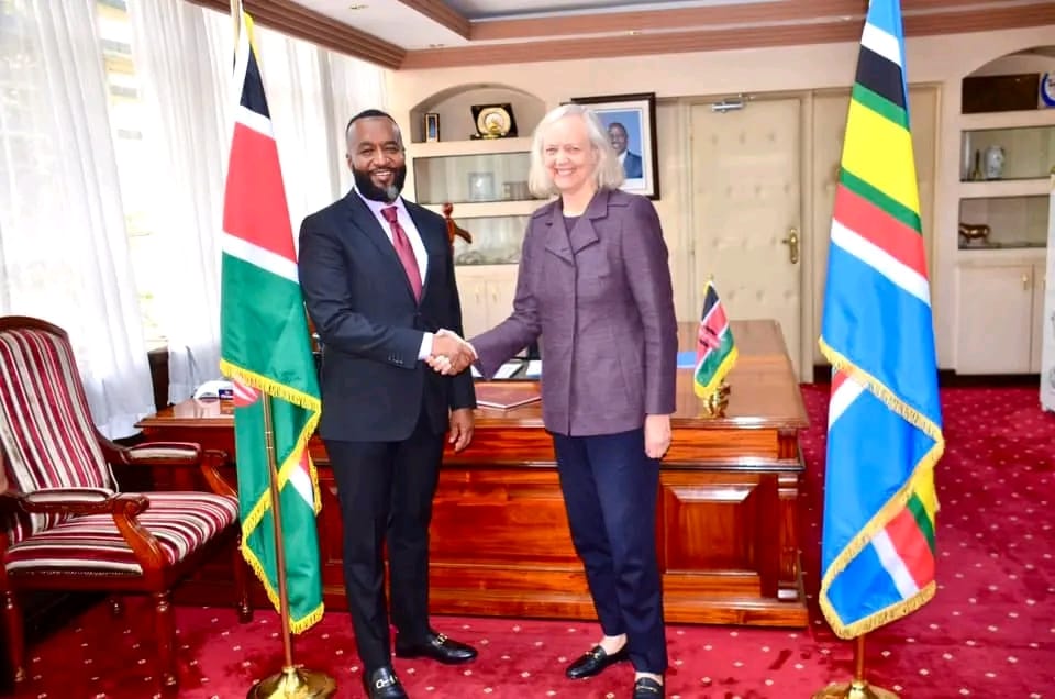 CS Joho holds talks with U.S. Ambassador